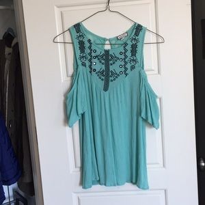 Cold shoulder blouse